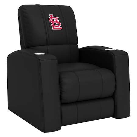 Dreamseat Relax Recliner with St Louis Cardinals Secondary Logo XZ418301RHTCDBLK-PSMLB22051